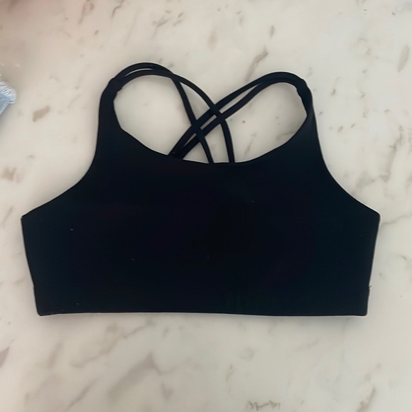 Athleta Other - Athleta Girl black cross back sports bra top
